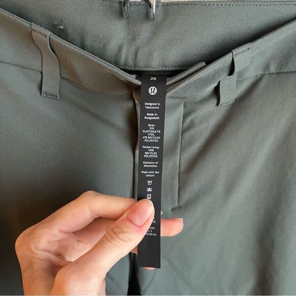 Lululemon ABC Pant 28x30 Green - Picture 5 of 7